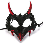 Half Face Mask | Sculpted Fang Details & Breathable Fit