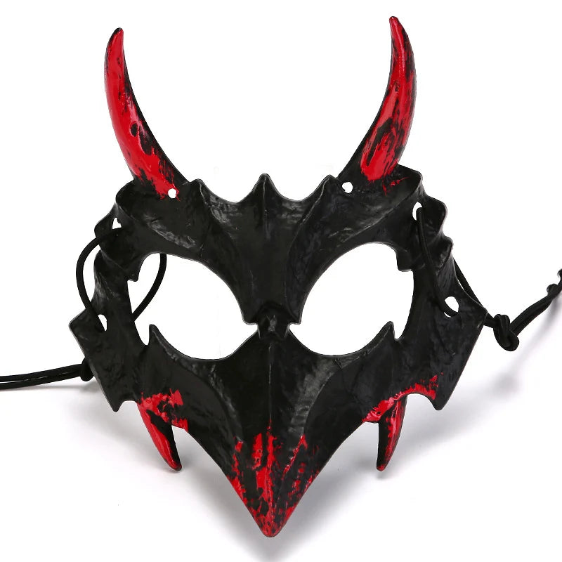Half Face Mask | Sculpted Fang Details & Breathable Fit