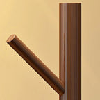 Hall Tree Stand | Solid Pine & Rotating Swivel | Compact Footprint