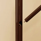 Hall Tree Stand | Solid Pine & Rotating Swivel | Compact Footprint