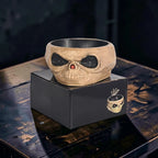 Halloween Candy Bowl | Motion-Sensor Skeleton Hand & Red LED Eyes