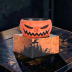 Halloween Candy Bowl | Motion-Sensor Skeleton Hand & Red LED Eyes