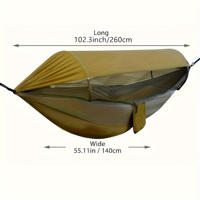 Outdoor Hammock | Mosquito Net & Sun Canopy | 260 x 140 cm