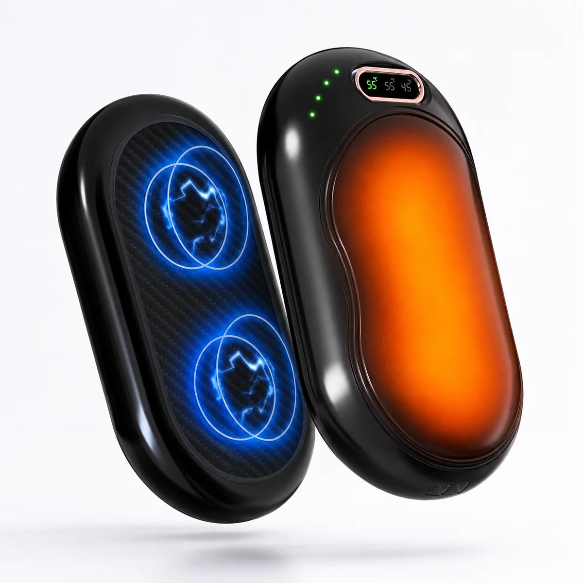 Hand Warmer | Magnetic Double-Sided & USB Rechargeable | Set of 2