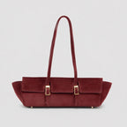 Handbag | Structured Faux Leather & Gold-Tone Hardware
