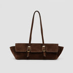 Handbag | Structured Faux Leather & Gold-Tone Hardware