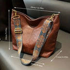 Handbag | Waterproof Leather & Vibrant Geometric Print