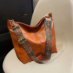 Handbag | Waterproof Leather & Vibrant Geometric Print