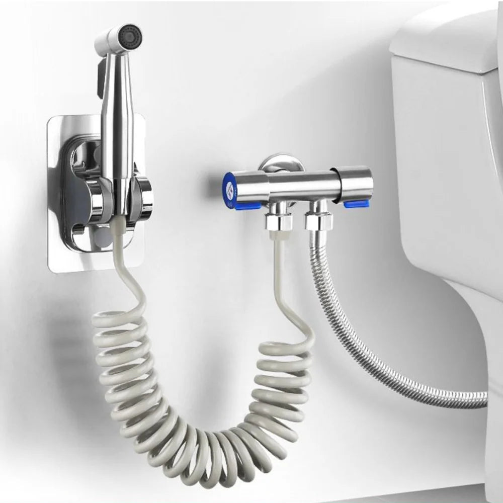 Handheld Bidet Sprayer | 304 Stainless Steel Self-Cleaning Nozzle