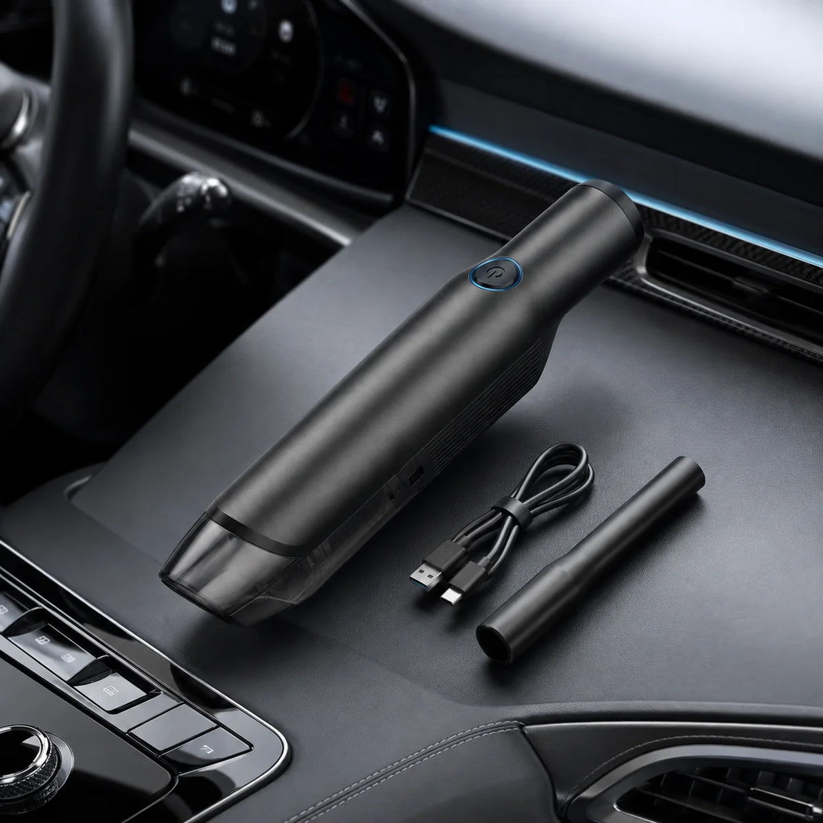 Handheld Car Vacuum | Rechargeable Cordless & Powerful Suction