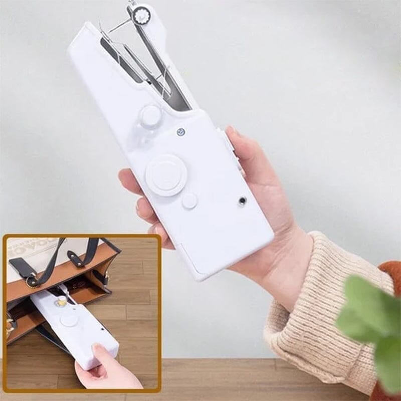 Handheld Sewing Machine | Cordless One-Hand Operation | Compact & Portable