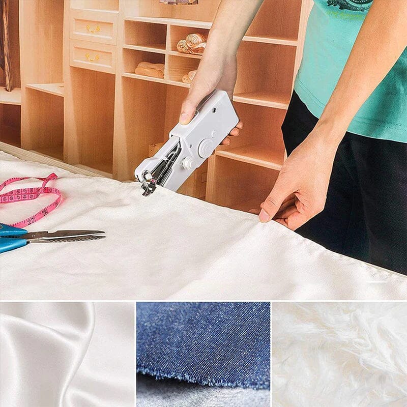 Handheld Sewing Machine | Cordless One-Hand Operation | Compact & Portable