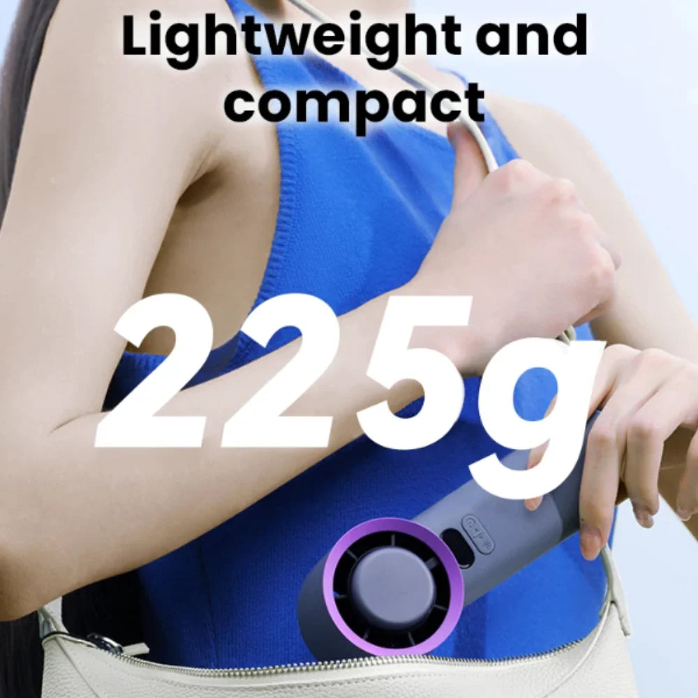Handheld Fan | USB Rechargeable & Stepless 1-100 Speeds