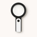 Handheld Magnifying Glass | 30x Magnification & Built-In LED | Foldable