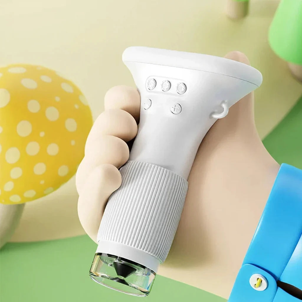 Handheld Microscope | 1000X Magnification & Kid-Friendly Grip
