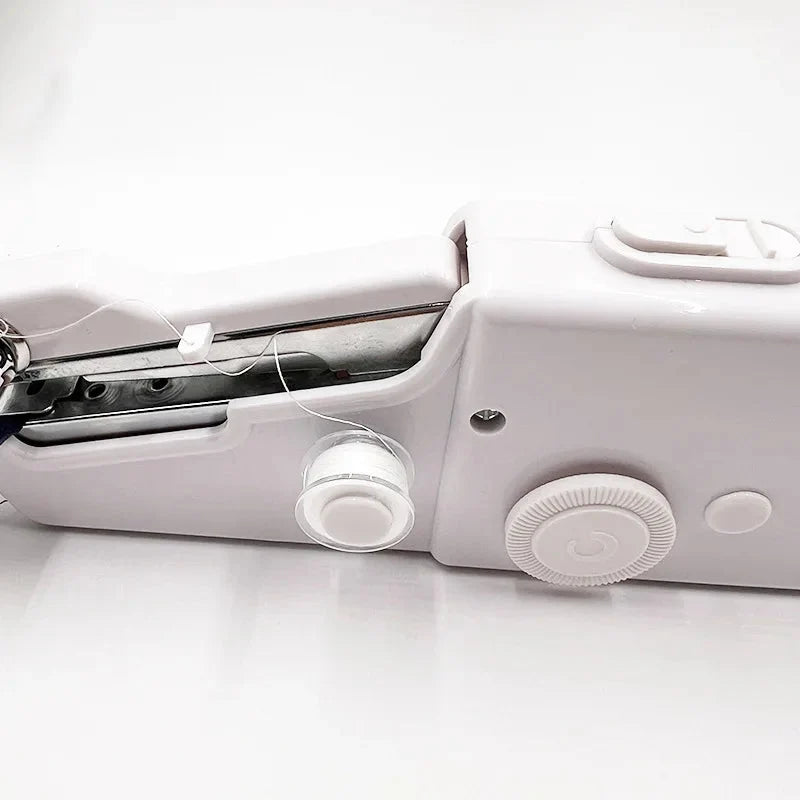 Handheld Sewing Machine | One-Hand Operation & Needle Threader | Travel Size