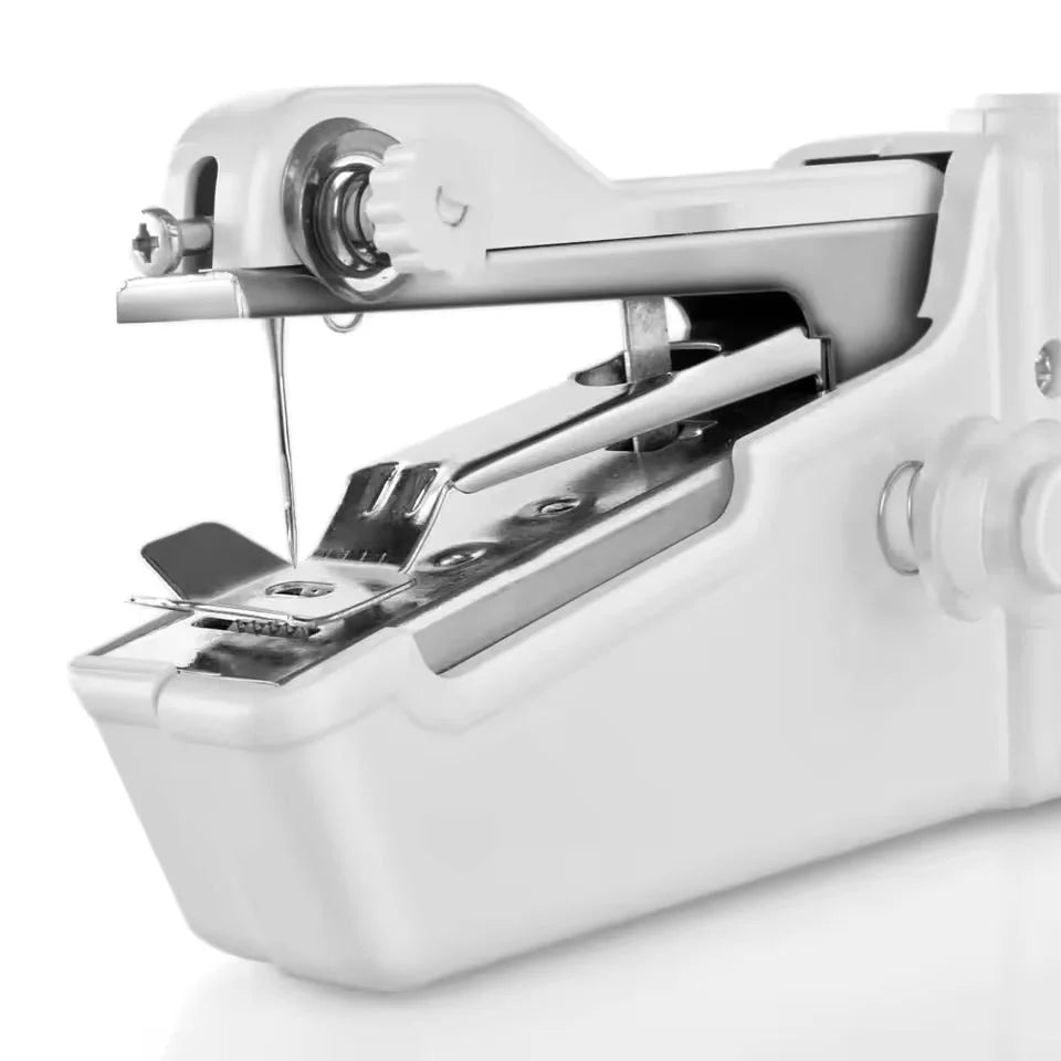 Handheld Sewing Machine | One-Hand Operation & Needle Threader | Travel Size
