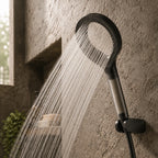Handheld Shower Head | High-Pressure Filtered Spray | Ring Design
