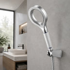 Handheld Shower Head | High-Pressure Filtered Spray | Ring Design
