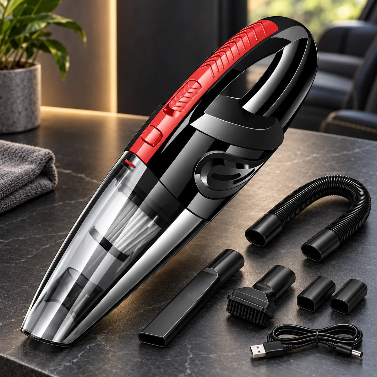 Handheld Vacuum Cleaner | Cordless Strong Suction & Wet‑Dry | 30‑Min Runtime