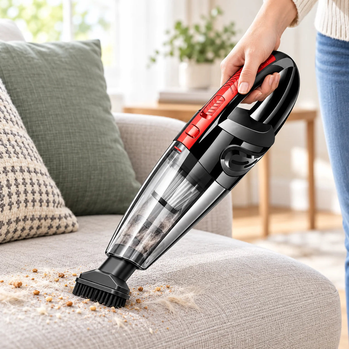 Handheld Vacuum Cleaner | Cordless Strong Suction & Wet‑Dry | 30‑Min Runtime