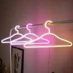 Hanger Lamp | Neon Silhouette LED & USB-Powered