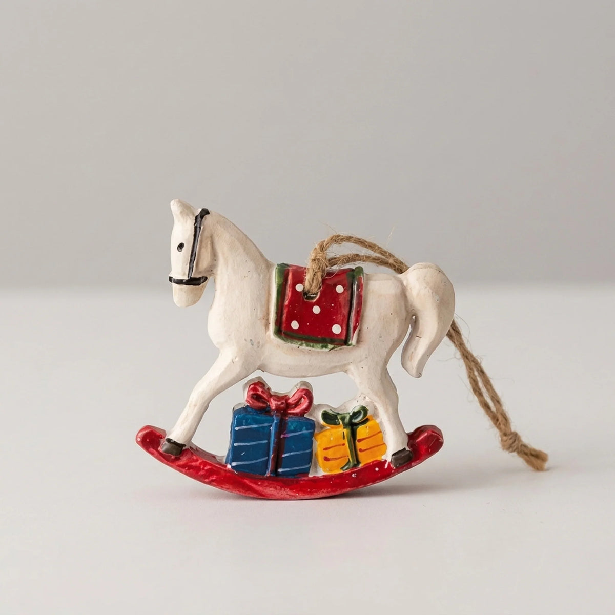 Hanging Christmas Stocking | Reindeer & Tree Motifs