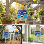 Hanging Fly Trap | Water-Soluble Bait & Disposable