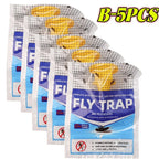 Hanging Fly Trap | Water-Soluble Bait & Disposable