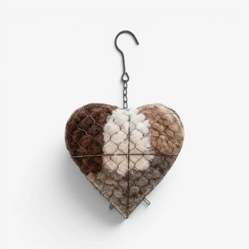 Hanging Garden Ornament | Heart-Shaped Handmade & Lightweight