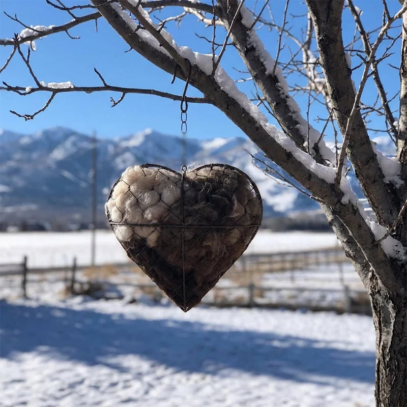 Hanging Garden Ornament | Heart-Shaped Handmade & Lightweight