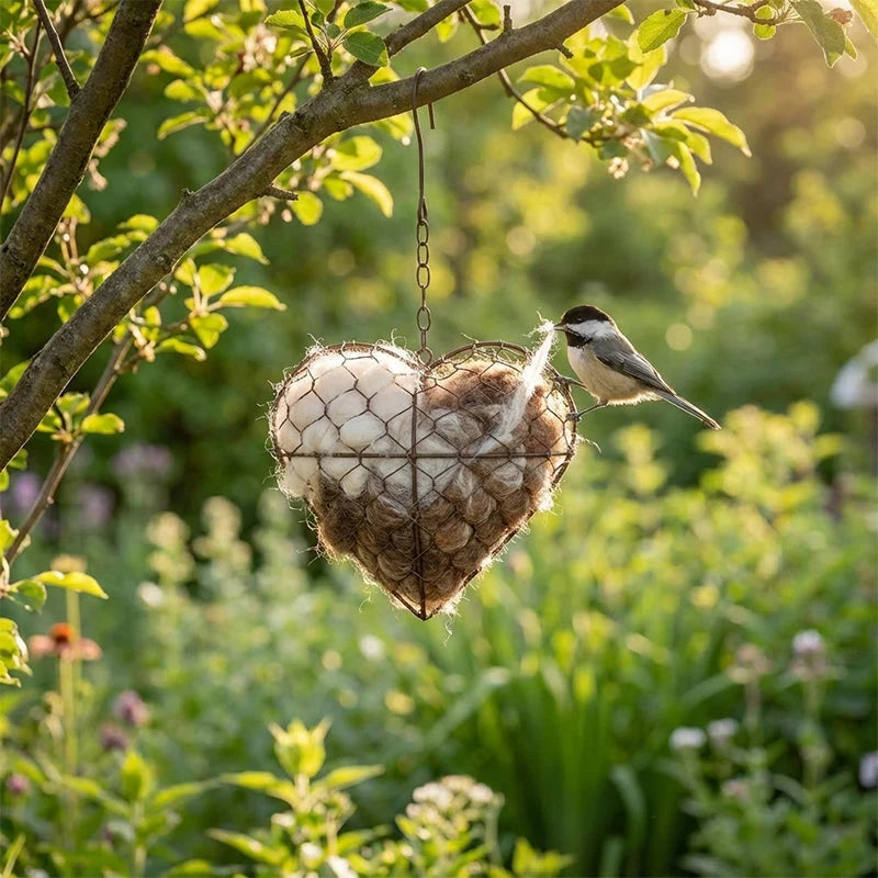 Hanging Garden Ornament | Heart-Shaped Handmade & Lightweight