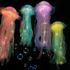 Hanging Jellyfish Lamp | Colorful LED & Battery-Powered | 50 x 20 x 20 cm