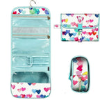 Hanging Makeup Organizer | Detachable Roll-Up & Water-Resistant | Travel Size