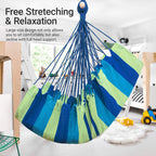 Hanging Rope Swing Chair | Premium Cotton & Macramé | 150 kg Capacity