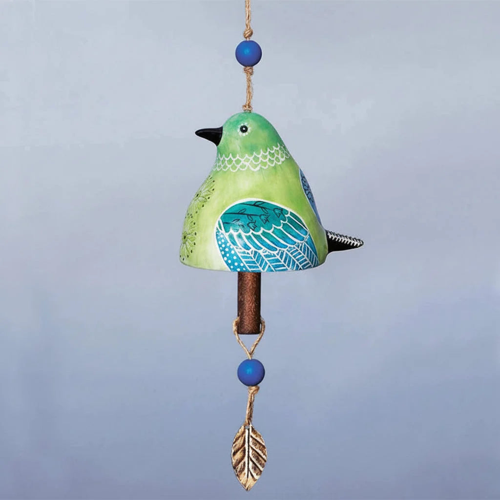 Hanging Wind Chime | Resin Bird & Soothing Sound | Six Designs