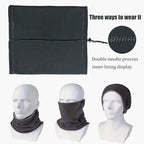 Head & Neck Warmer | Windproof & Fleece-Lined | Adjustable Back Buckle