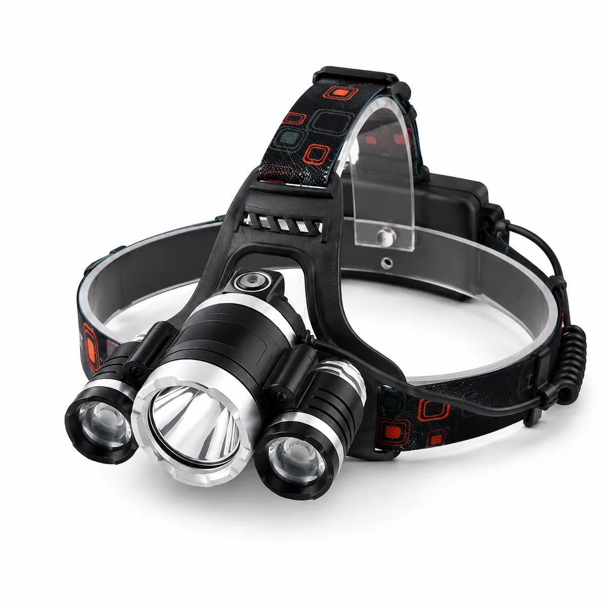 Headlamp | USB-Rechargeable Triple LED & 4 Modes