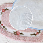 Heart-Shaped Bath Mat