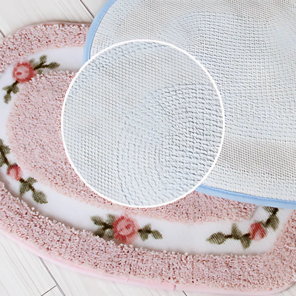 Heart-Shaped Bath Mat