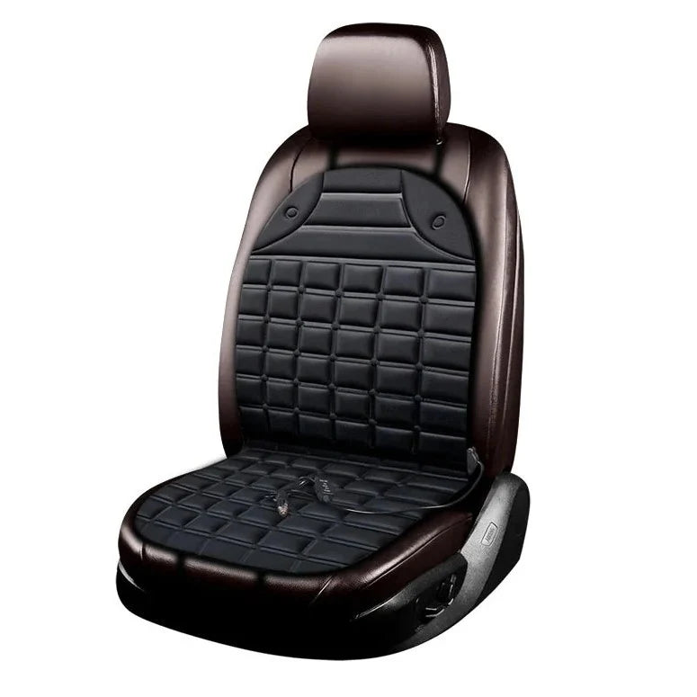 Heated Car Seat Cushion | Adjustable Temperature Control & Anti-Slip Backing | 12V Vehicle Power