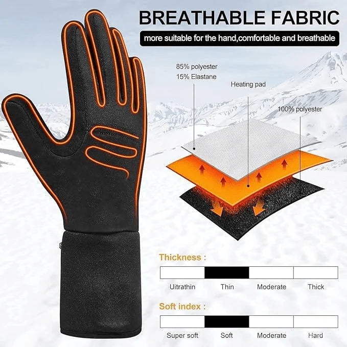 Heated Gloves | Rechargeable & Touchscreen Compatible | Up to 6 Hours