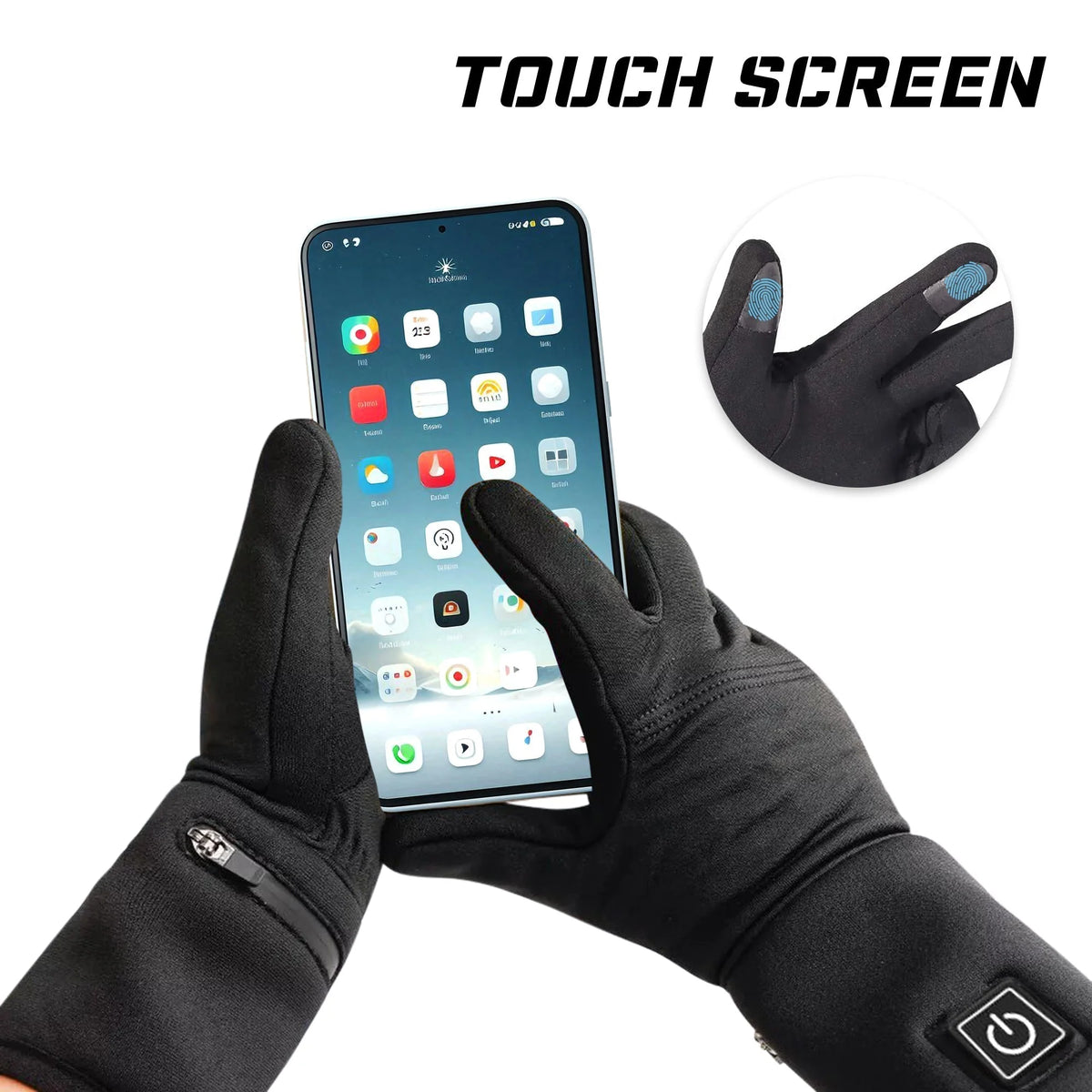 Heated Gloves | Rechargeable & Touchscreen Compatible | Up to 6 Hours