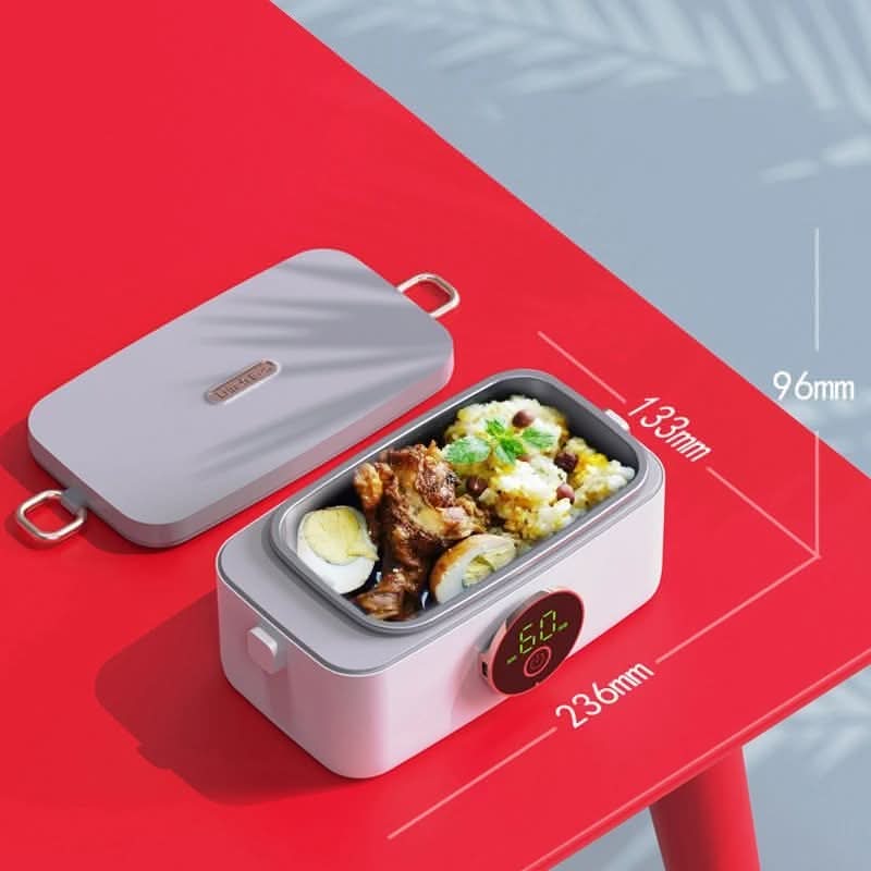 Heated Lunch Box | Cordless Rechargeable & Even Heating | 1000 ml