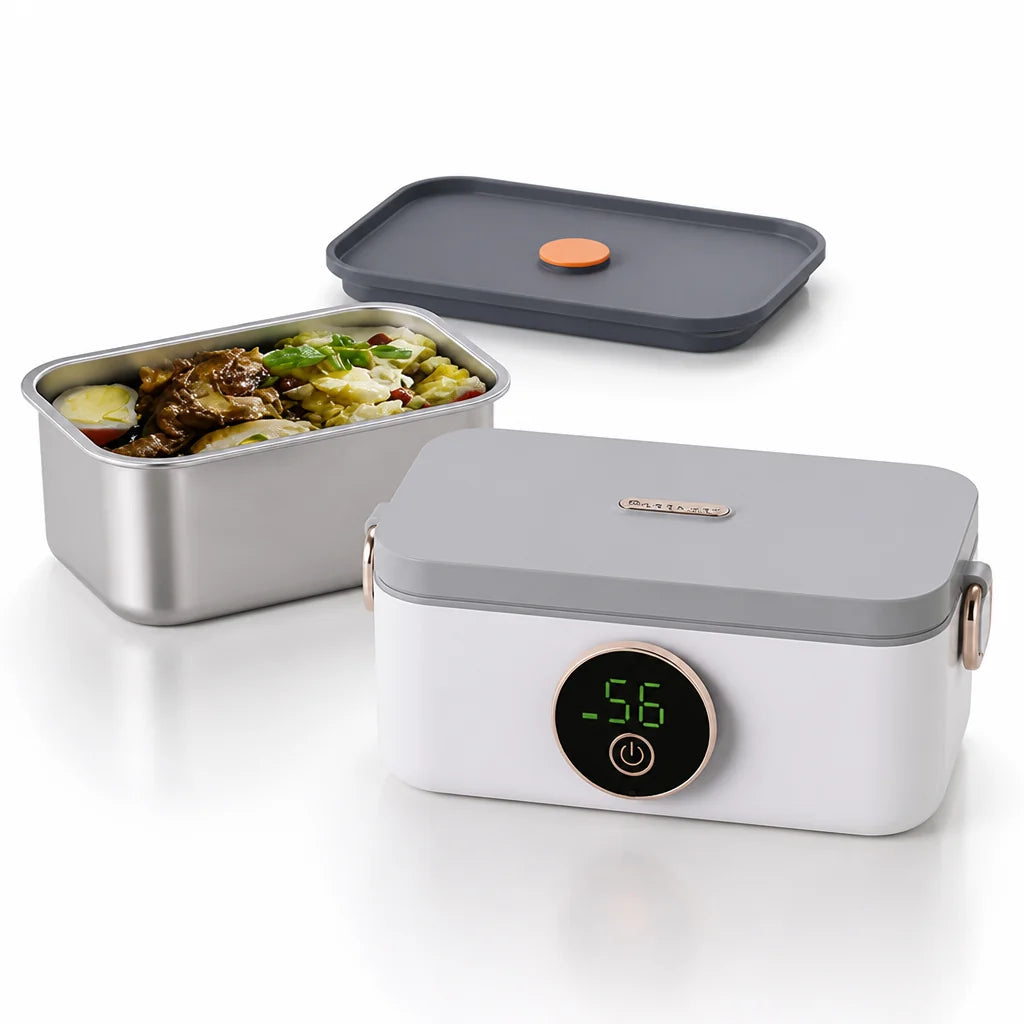 Heated Lunch Box | Cordless Rechargeable & Even Heating | 1000 ml