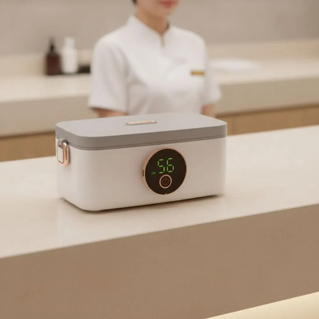 Heated Lunch Box | Cordless Rechargeable & Even Heating | 1000 ml