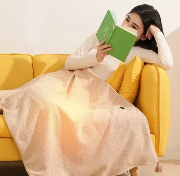 Heated Shawl | USB-Powered 15-Second Heat & Machine-Washable
