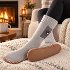 Heated Slipper Socks | Adjustable Temperature & Moisture-Wicking | Up To 8 Hours