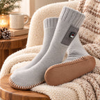 Heated Slipper Socks | Adjustable Temperature & Moisture-Wicking | Up To 8 Hours