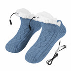 Heated Slipper Socks | USB-Powered & Non-Slip | One Size Fits Most